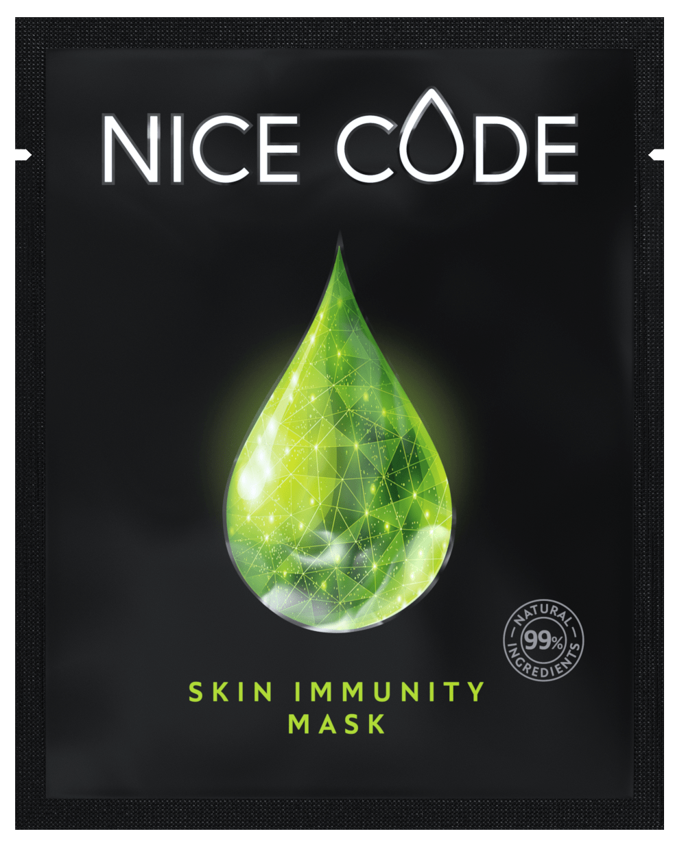 Тканевая маска Skin immunity с пребиотиками, пробиотиками и экстрактом топинамбура