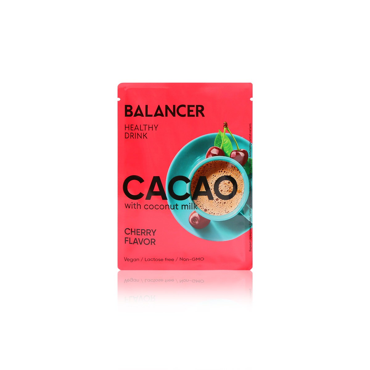 Какао Balancer на кокосовом молоке со вкусом «Вишня», 5 шт